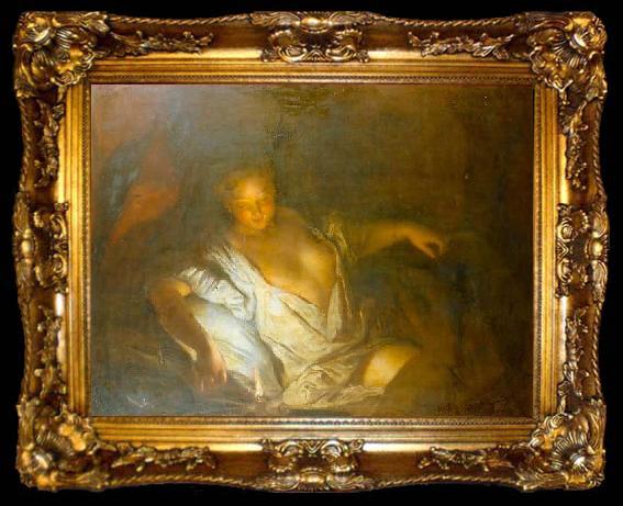framed  PESNE, Antoine Nachtsteck, ta009-2